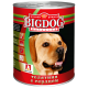 Влажный корм для собак БигДог (BigDog), Телятина с сердцем, 850г