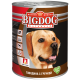 Влажный корм для собак БигДог (BigDog Grain line), Говядина с гречкой, 850г