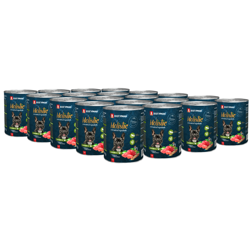 Влажный корм для собак ЗООГУРМАН «Холистик» (Holistic), Цыплёнок с ...