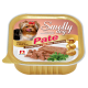 Влажный корм для собак СмоллиДог патэ (Smolly dog pate), Телятина с утиной печенью, 100г
