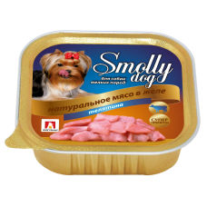 Влажный корм для собак СмоллиДог (Smolly dog), Телятина, 100г