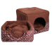 Лежак Домосед (45х45х45см) шоколадный
