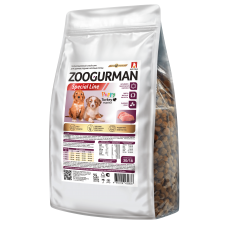 Полнорационный сухой корм для щенков средних и крупных пород Zoogurman Puppy, Special line, Индейка/ Turkey, 2,5 кг