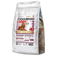 Полнорационный сухой корм для взрослых собак Zoogurman, Special line, Говядина/ Beef; вес: 2,5 кг